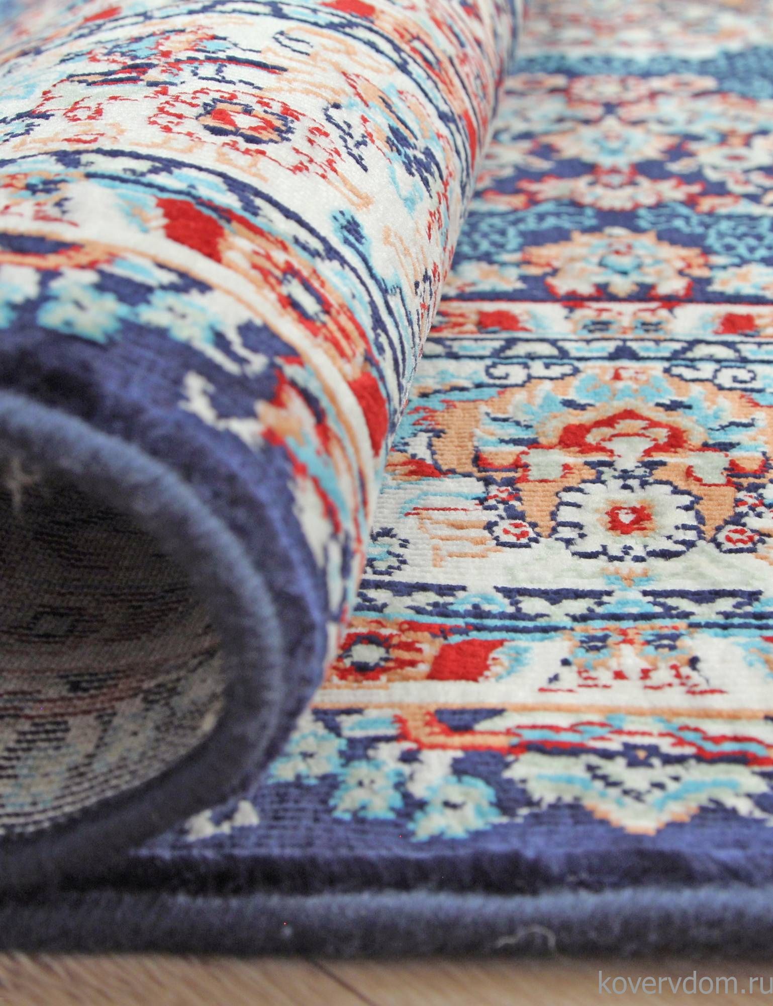 Ковер BROOKLYN 08612T BLUE / BLUE