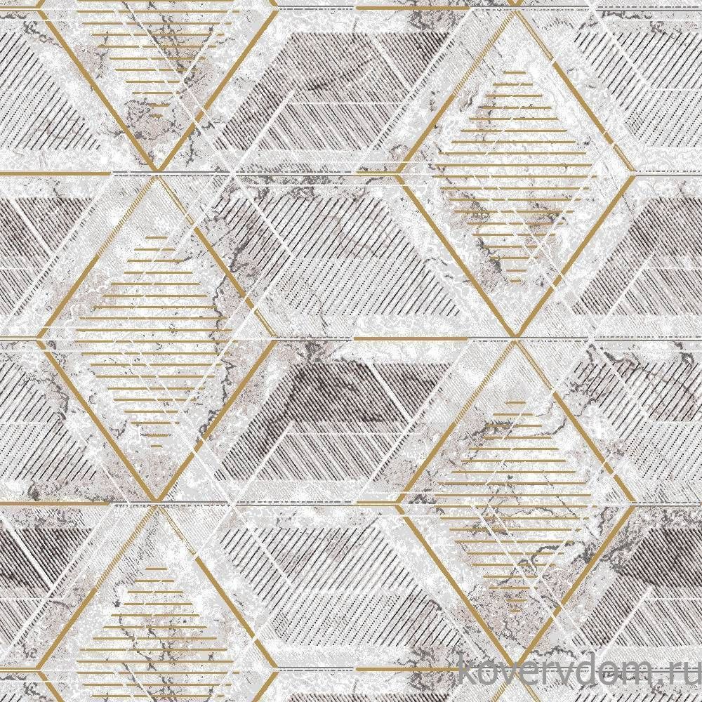 Ковровая Дорожка Рулоны обработанные Принт КАРНИВАЛ Серый