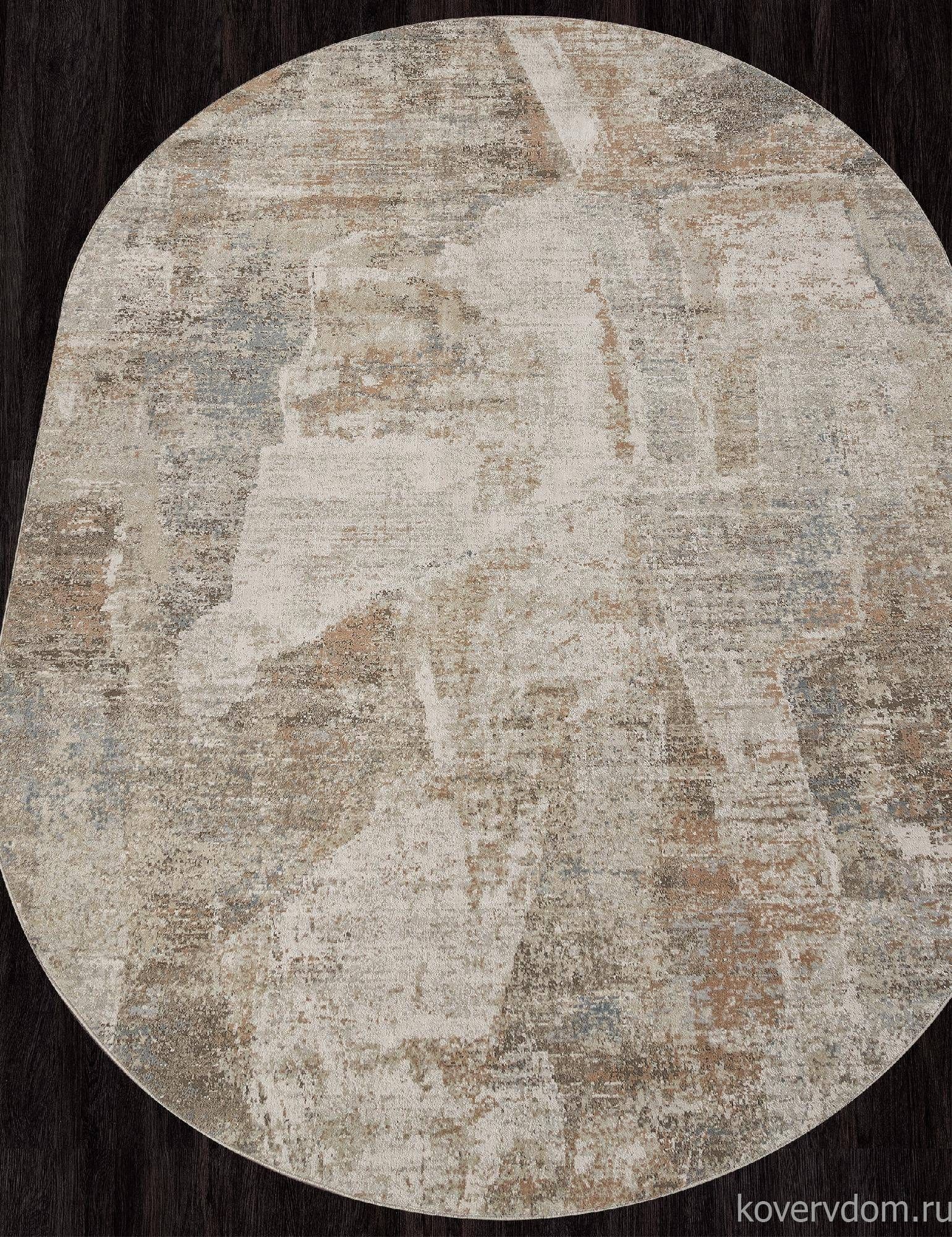 Ковер AFINA F428AB BEIGE / PUDRA Овал Ковер AFINA F428AB BEIGE / PUDRA Овал