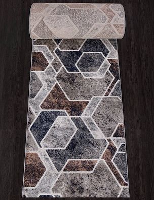 Ковровая Дорожка BOSTON D753 BEIGE-GRAY