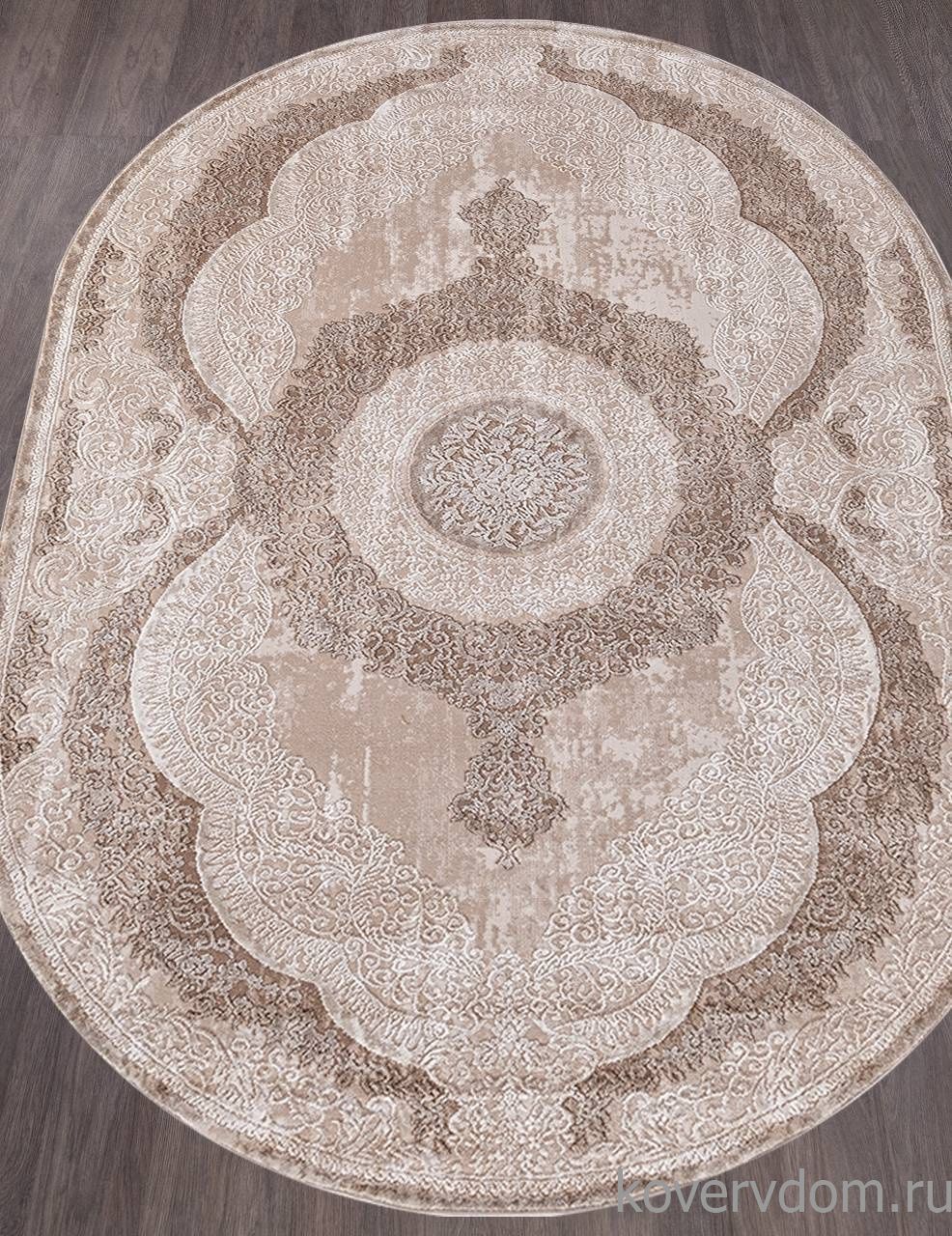 Ковер ARMINA 03880B BROWN / BROWN Овал Ковер ARMINA 03880B BROWN / BROWN Овал