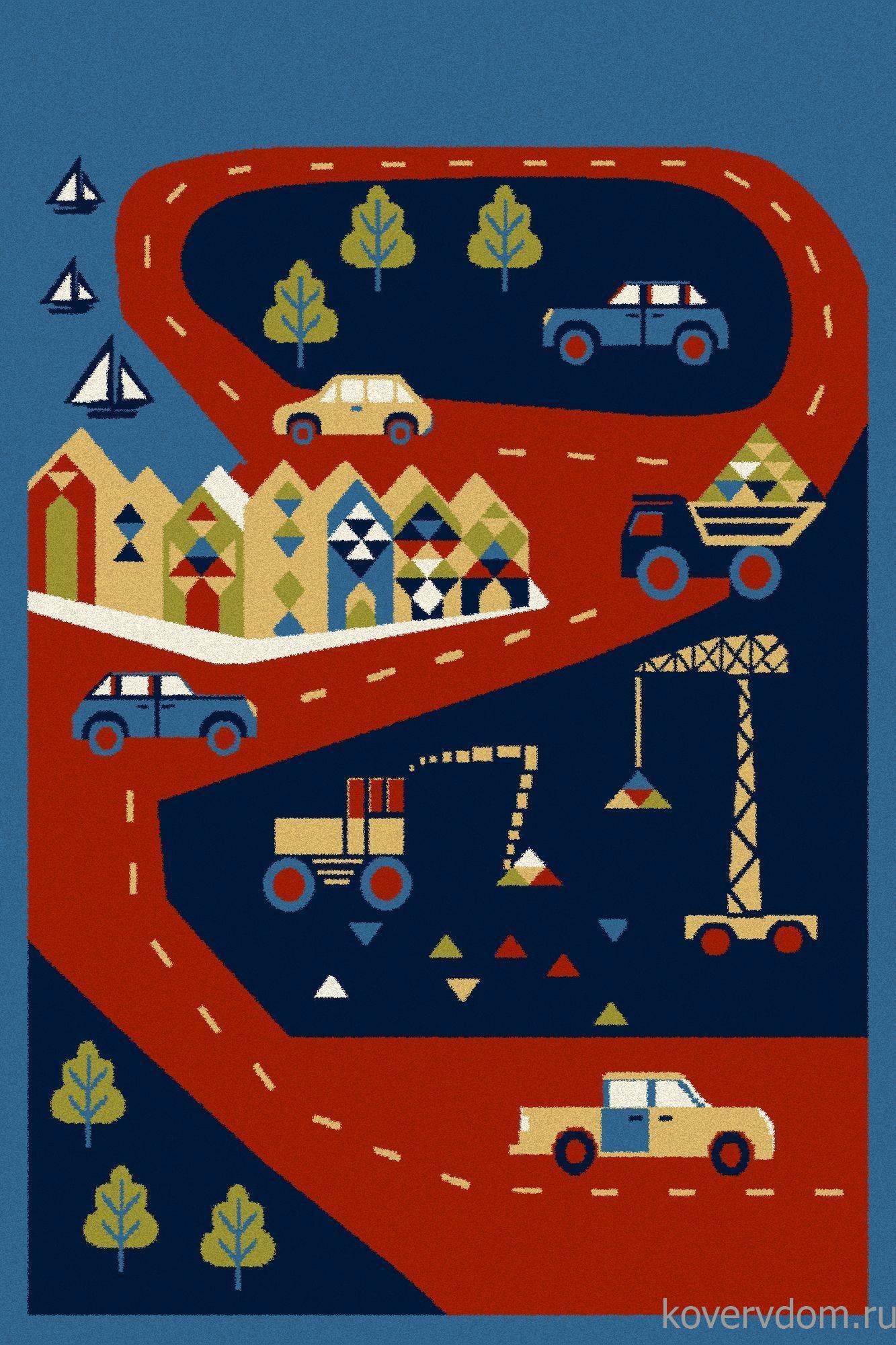 Ковер STANDARD Budi navy blue Ковер STANDARD Budi navy blue