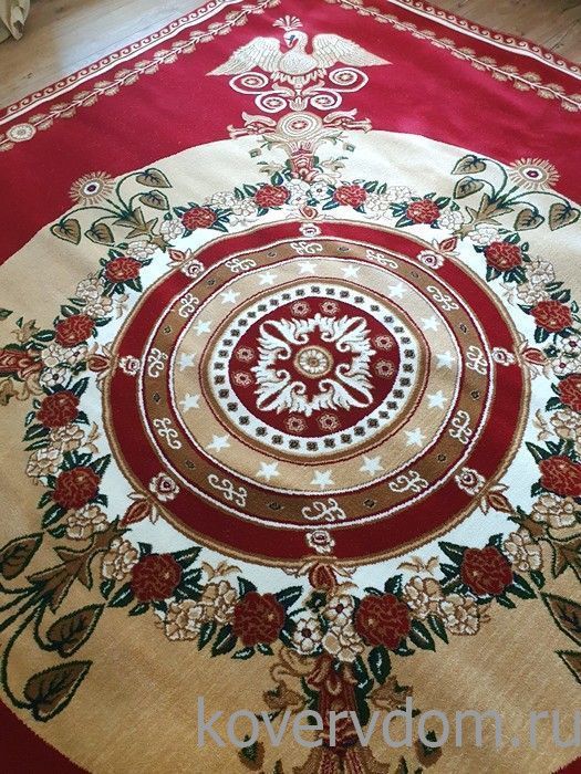 Ковер ЦАРЬ-ПТИЦА красно-бордовый Ковер ЦАРЬ-ПТИЦА красно-бордовый