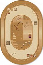 Овальный ковер из Молдовы ATLAS 3937 41332 ОВАЛ