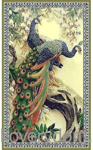 Ковер по индивидуальному проекту ПАВЛИН 