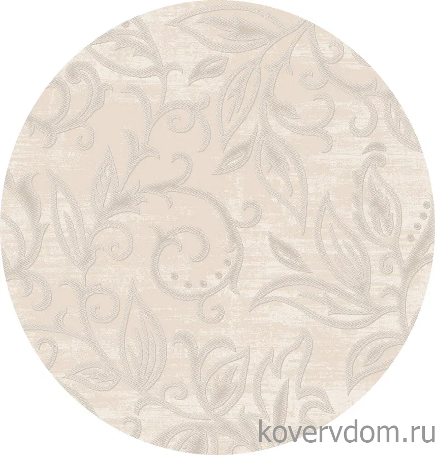 Ковер Milana 0A096A Beige-Beige Круг