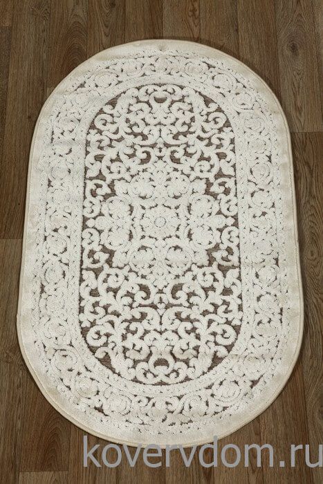 Рельефный ковер из вискозы GENOVA 38064 656590 ОВАЛ