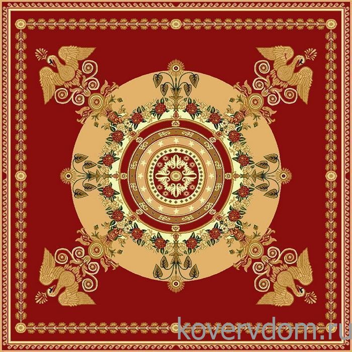 Ковер ЦАРЬ-ПТИЦА красно-бордовый Ковер ЦАРЬ-ПТИЦА красно-бордовый
