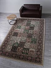 Пушистый круглый ковер COLIZEY D391 BEIGE
