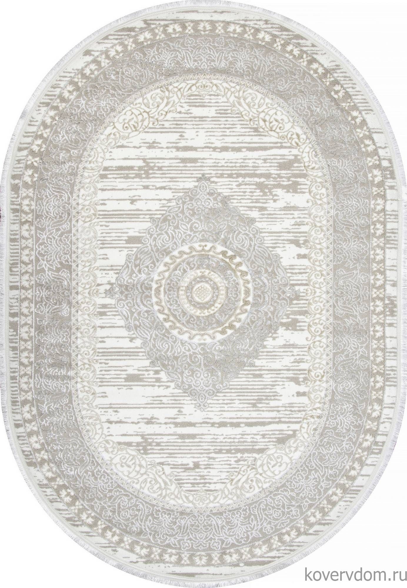 Ковер ALFANI Q012A BEIGE FDY / CREAM SHRINK Овал Ковер ALFANI Q012A BEIGE FDY / CREAM SHRINK Овал