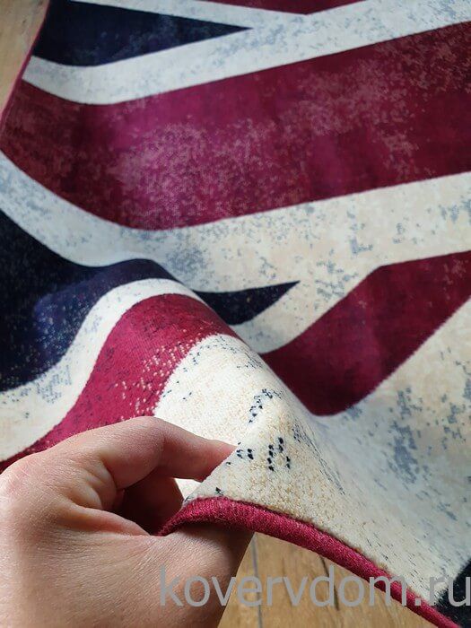 Ковер из вискозы и хлопка Royal Palace 14793 6010 Британский Флаг