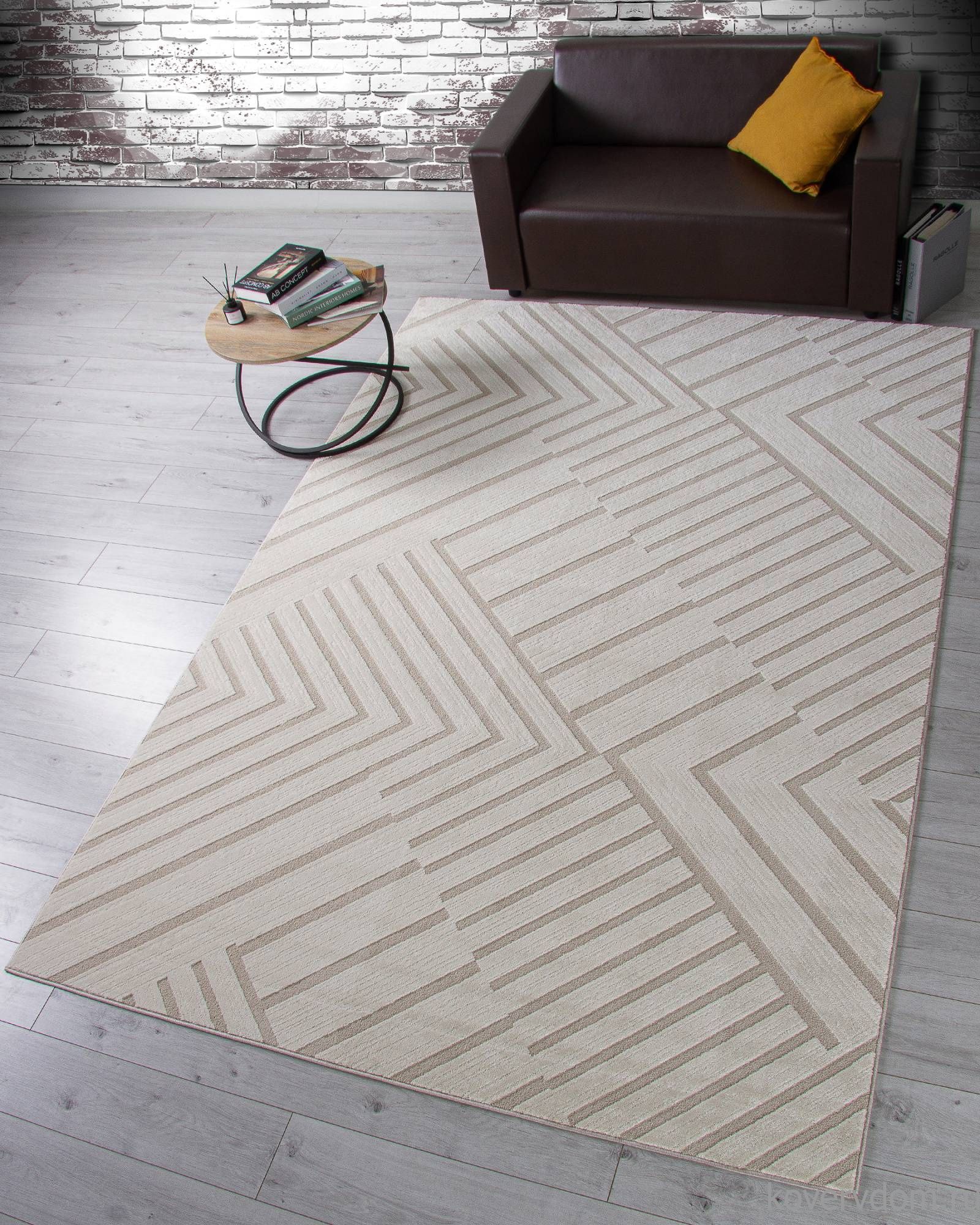 Ковер DIOS F438 LIGHT CREAM