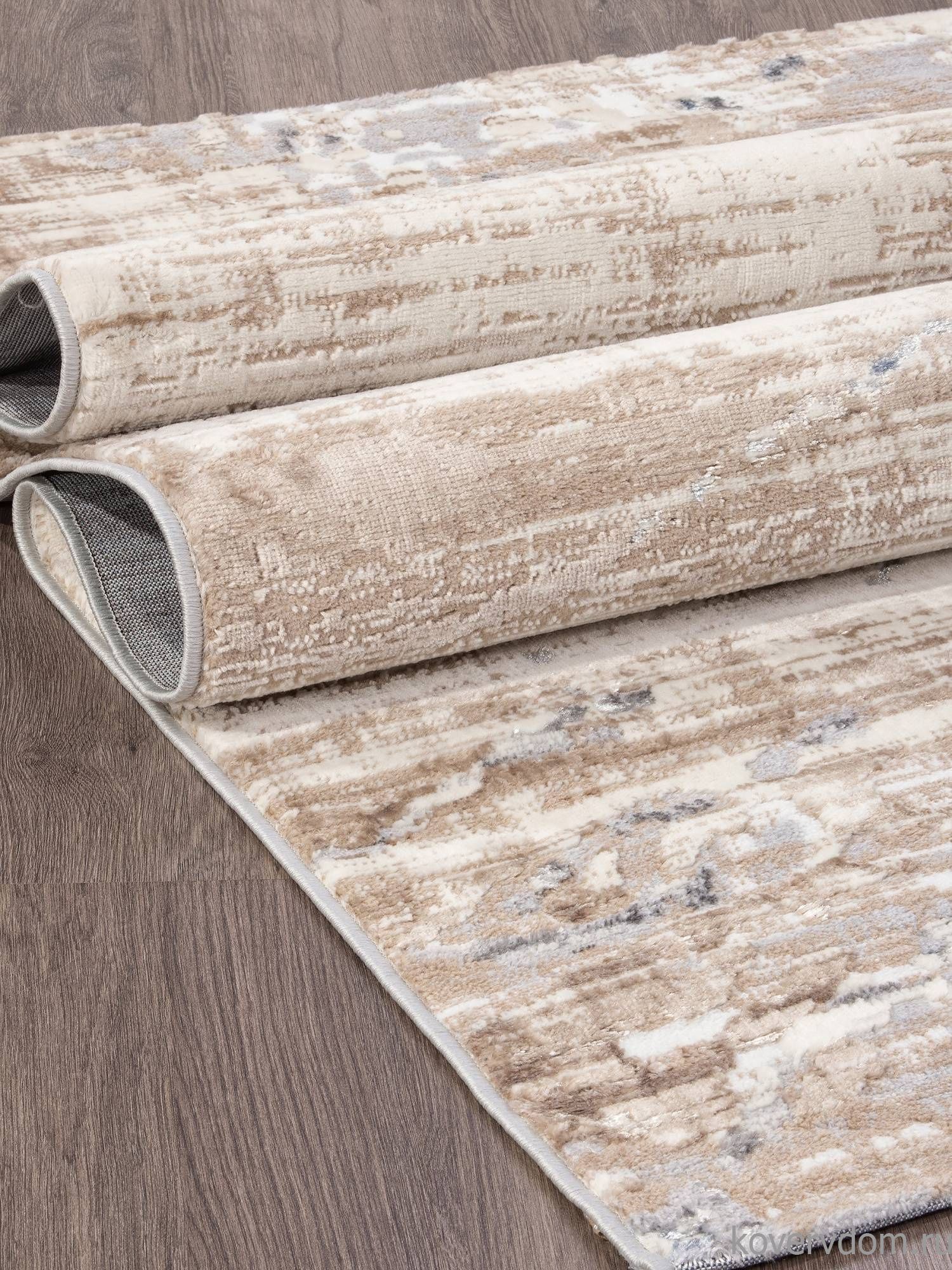 Ковер PERU D038A D.GREY SHIRINK / BLUE FDY