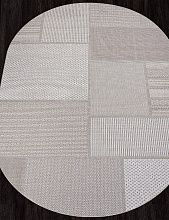 Ручной ковер-циновка KAIR S139 BEIGE Овал