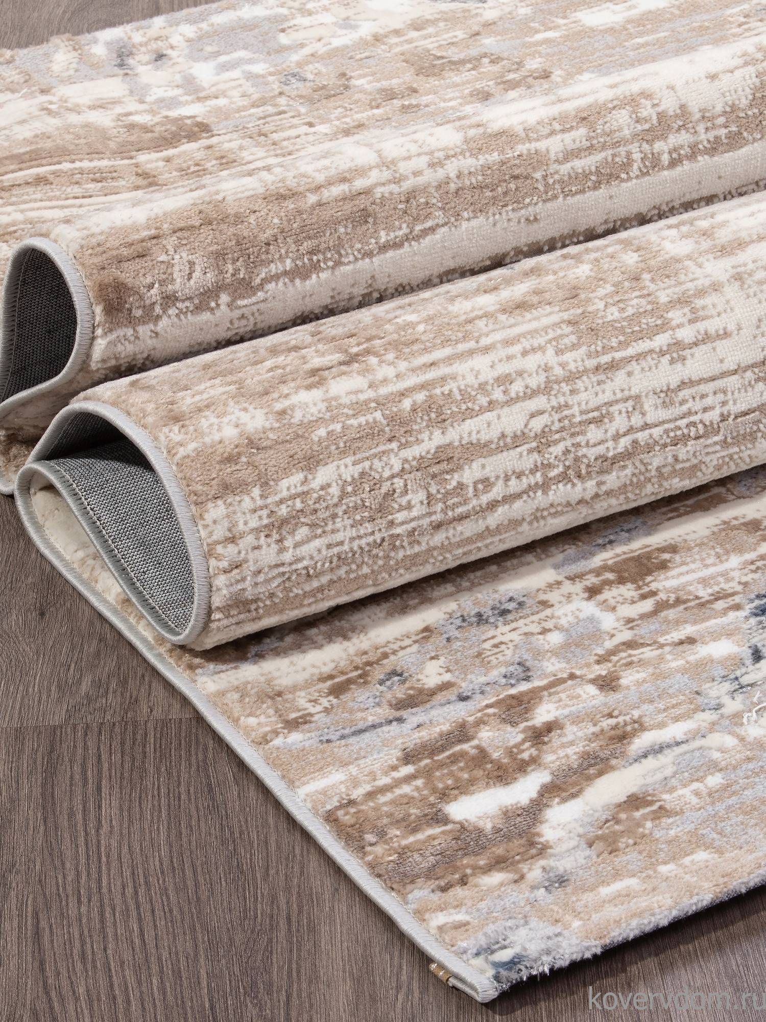 Ковер PERU D038A CREAM SHIRINK / BLUE FDY