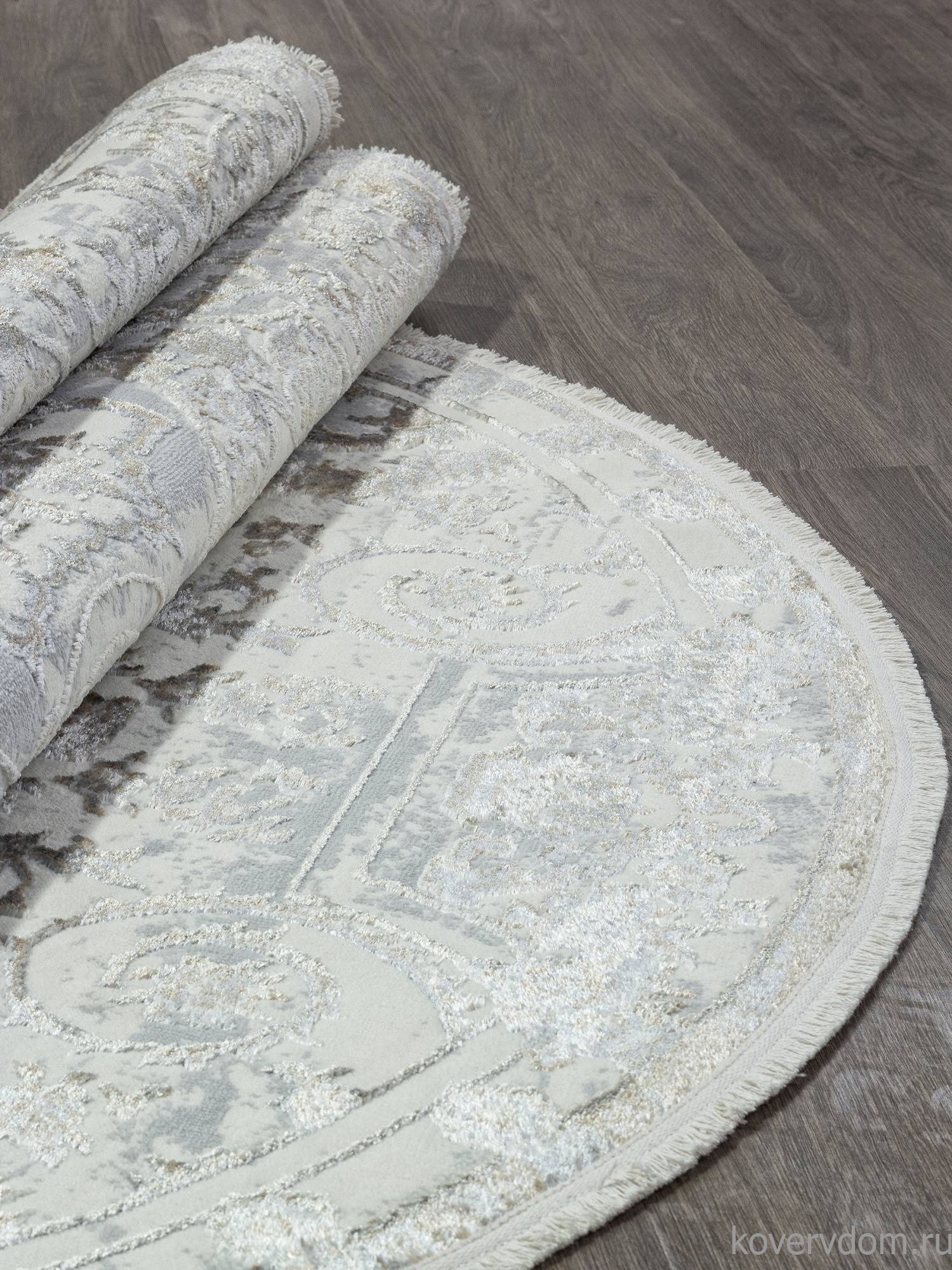 Ковер SAHARA 00765A GREY FDY / CREAM HB Овал