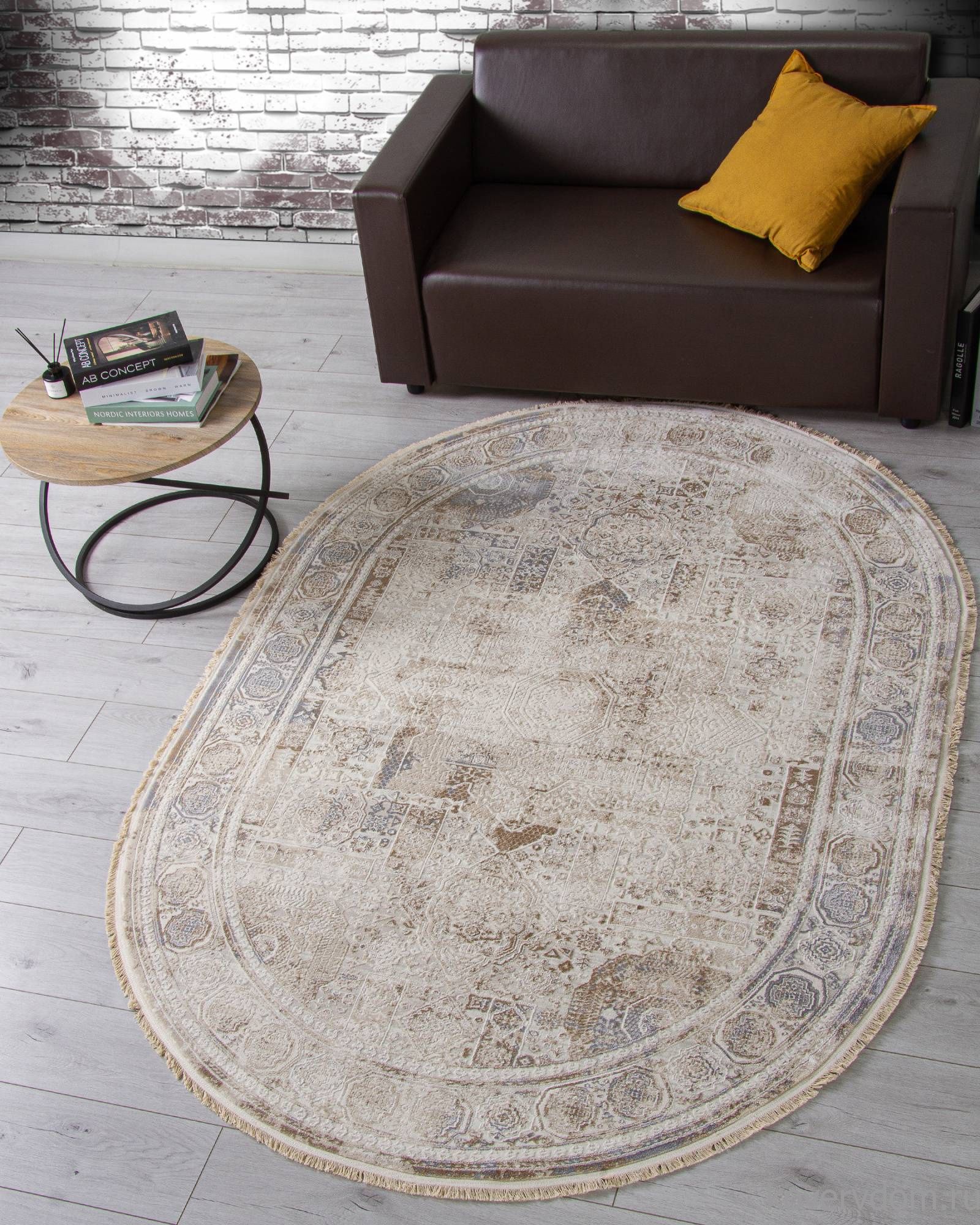 Ковер Jasmine 35905Z CREAM / CREAM Овал