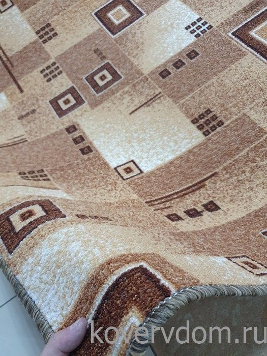 Ковер-палас  АБСТРАКЦИЯ 1170-43 бежево-коричневый 