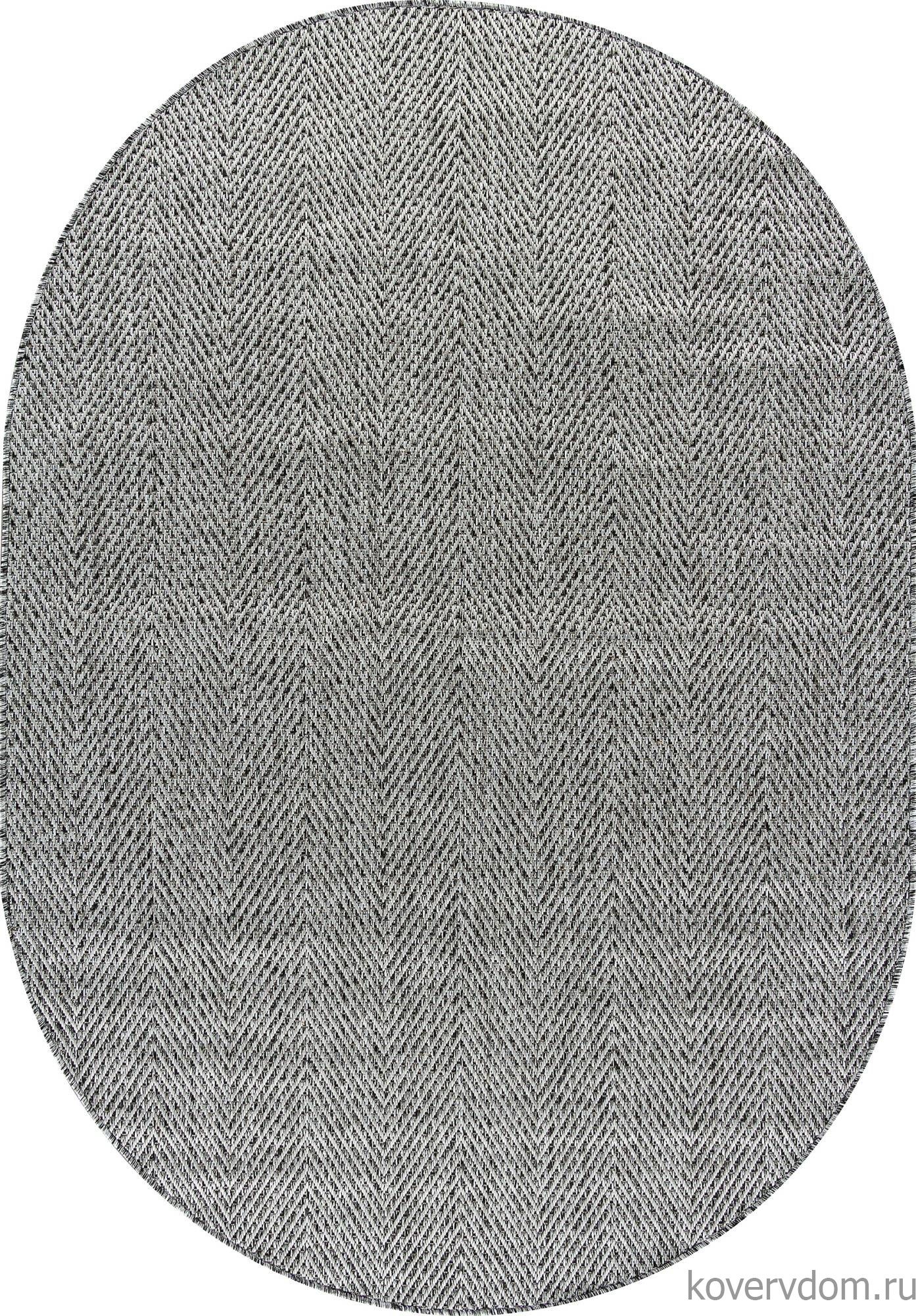 Ковер KAIR S156 DARK GRAY Овал