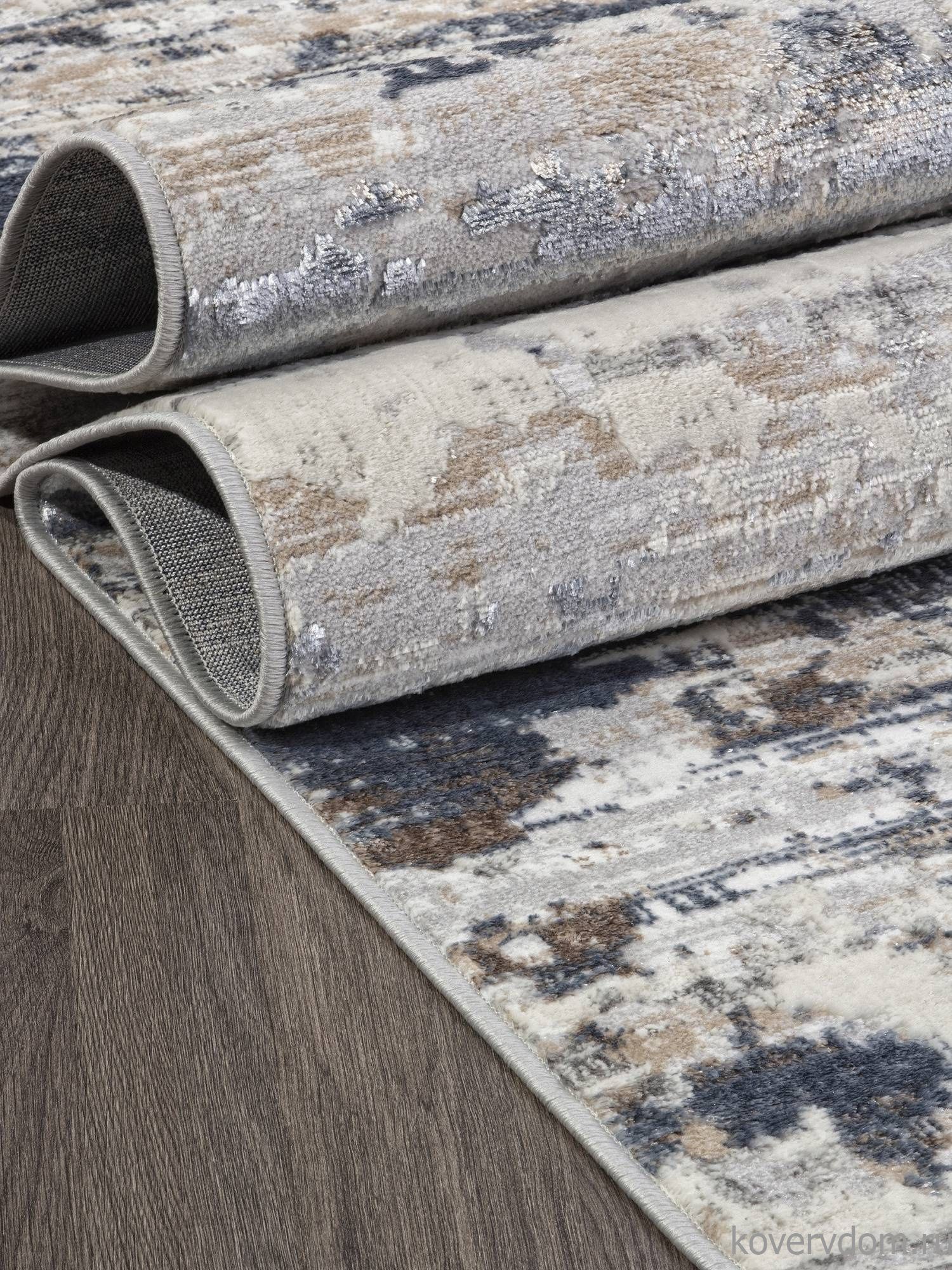 Ковер PERU D060A D.GREY SHIRINK / BLUE FDY Ковер PERU D060A D.GREY SHIRINK / BLUE FDY