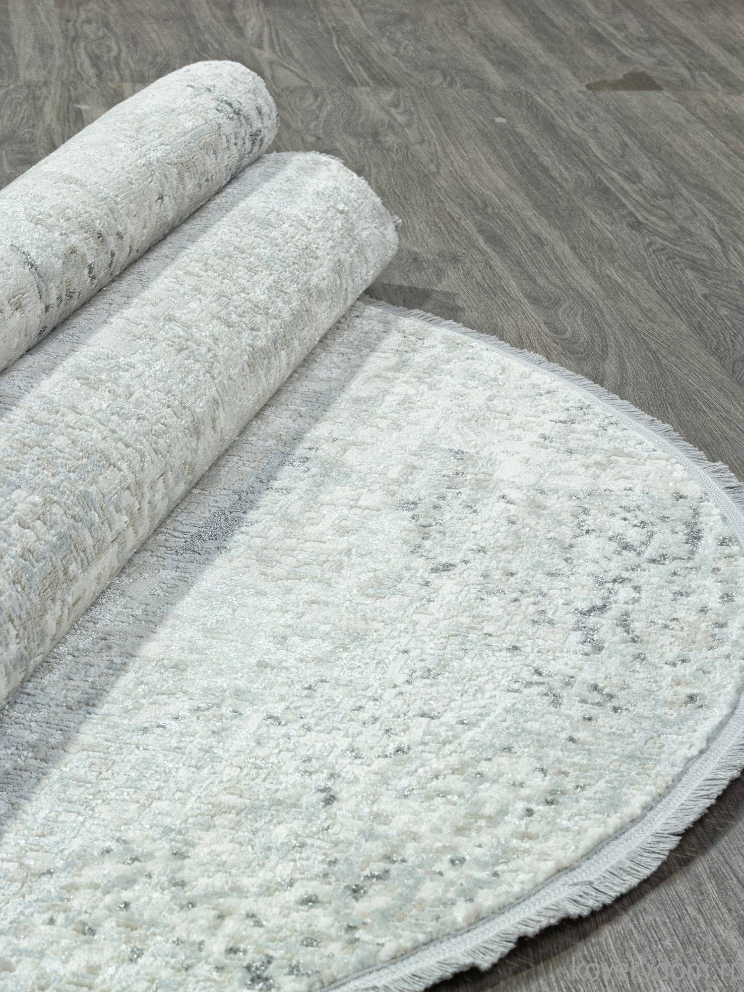 Ковер RUBI 26762Z CREAM / L.GREY Овал