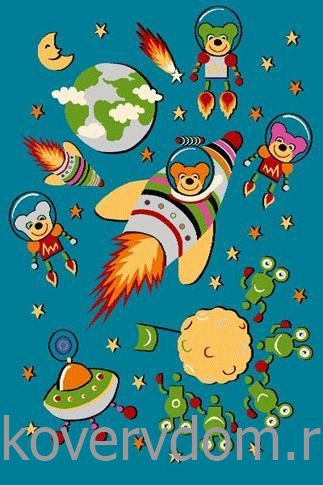 Ковер детский FUNKY GAL turquoise