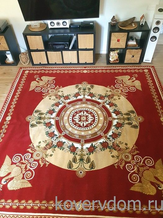 Ковер ЦАРЬ-ПТИЦА красно-бордовый Ковер ЦАРЬ-ПТИЦА красно-бордовый