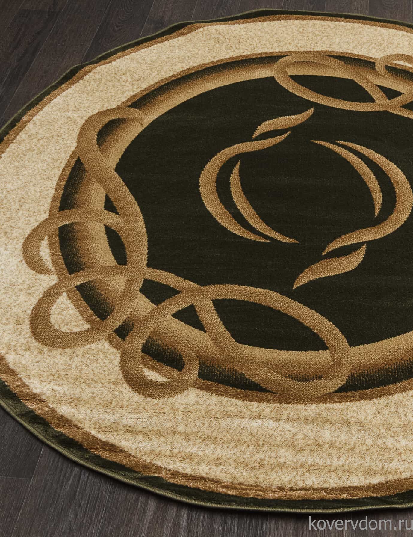 Ковер OLYMPOS a704 GREEN Круг