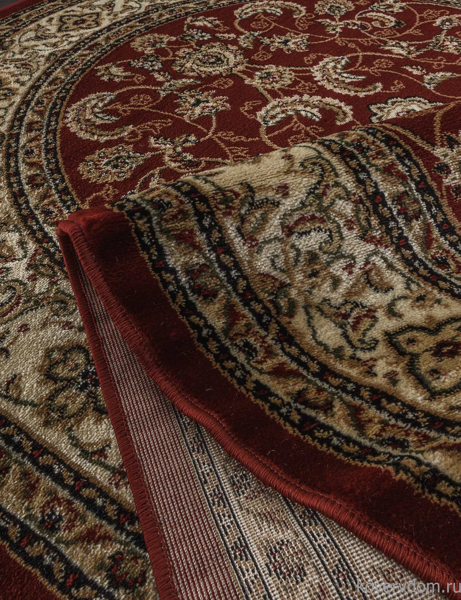 Ковер OLYMPOS D389 RED Овал