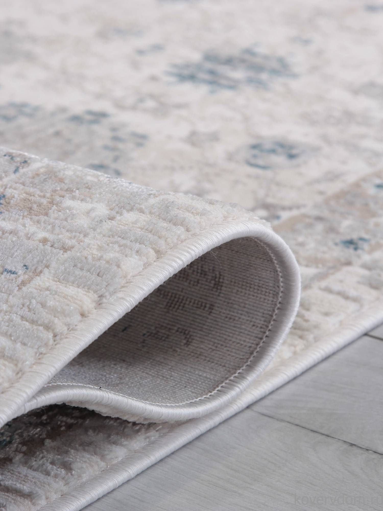 Ковер LILY 9312A S.WHITE / P.BLUE