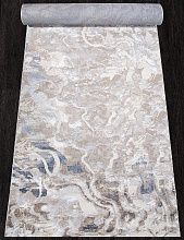Винтажный ковровая Дорожка PERU D070A CREAM SHIRINK / BLUE FDY