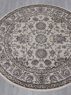 Ковер LUXE L009 CREAM-BROWN Круг