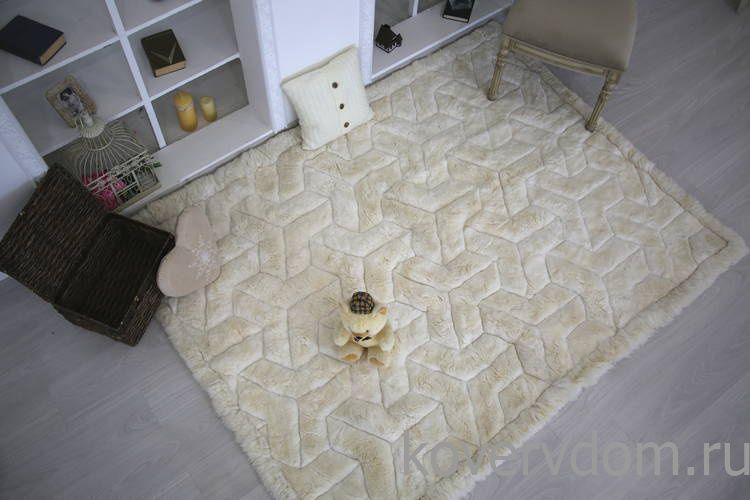 Ковер натуральный из меха Альпаки 31