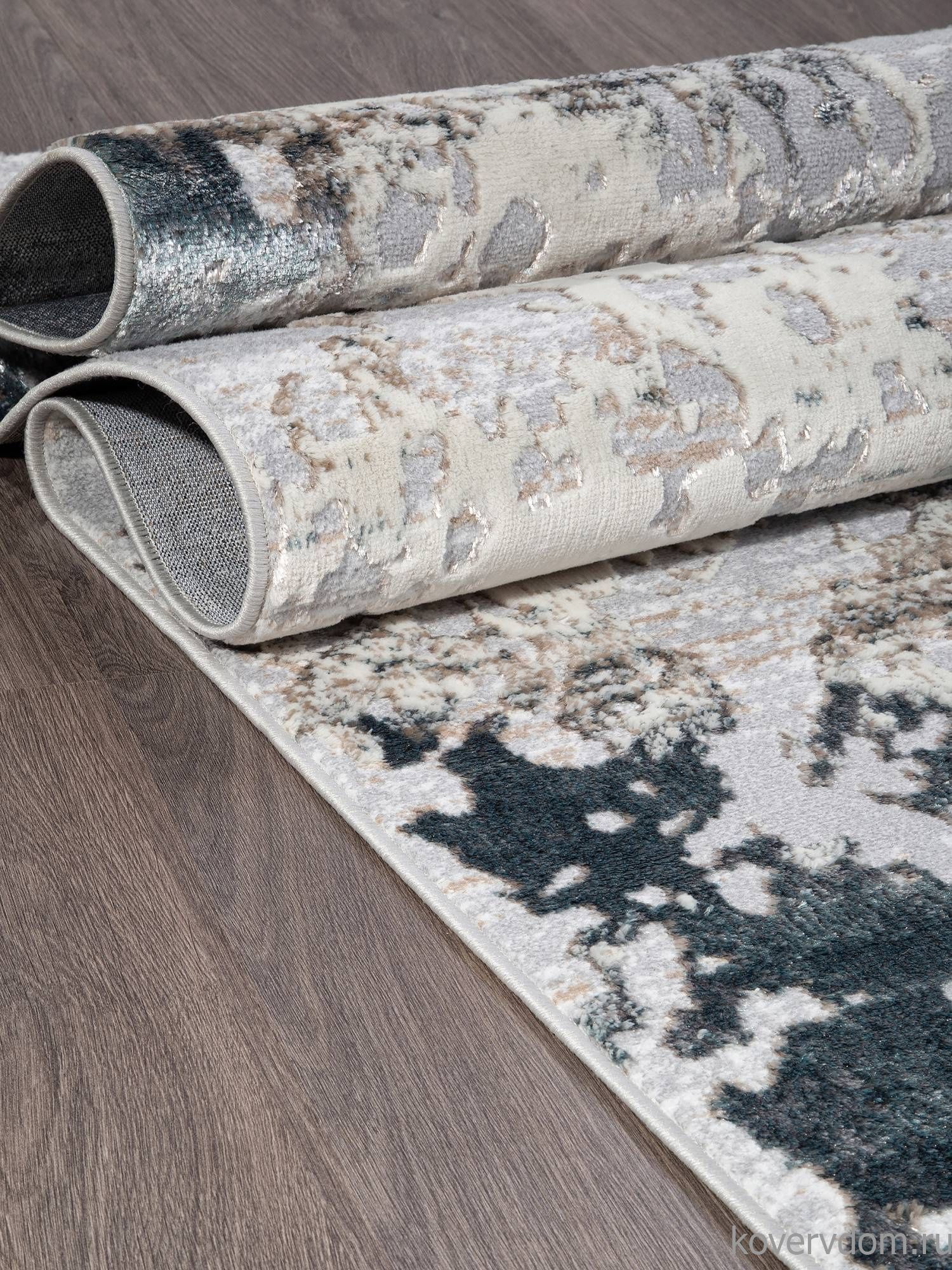 Ковер PERU C060A D.GREY SHIRINK / BLUE FDY Ковер PERU C060A D.GREY SHIRINK / BLUE FDY